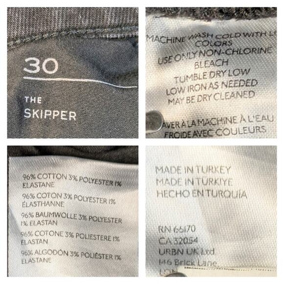 Anthropologie Pilcro Skipper Wide Leg EUC $148 Size 30       J1545 - Picture 7 of 8